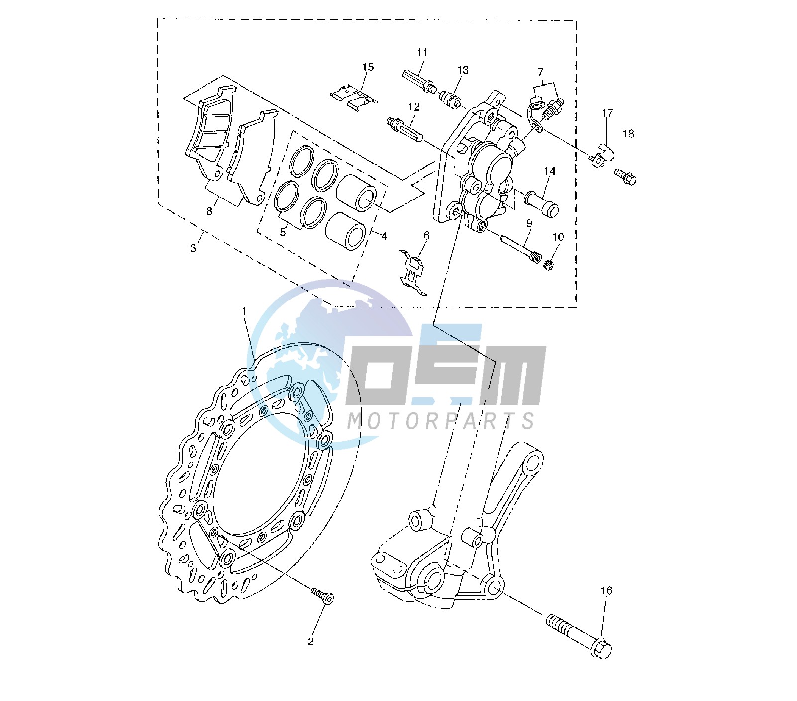 FRONT BRAKE CALIPER