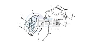 SJ50 BALI drawing FAN COVER/SHROUD