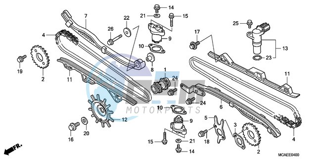 CAM CHAIN/TENSIONER