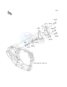 KX 450 E (KX450F MONSTER ENERGY) (E9FA) E9FA drawing WATER PUMP