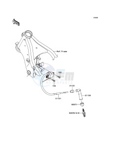 KLX250 KLX250SDF XX (EU ME A(FRICA) drawing Ignition System