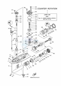 LF150XB-2018 drawing PROPELLER-HOUSING-AND-TRANSMISSION-3