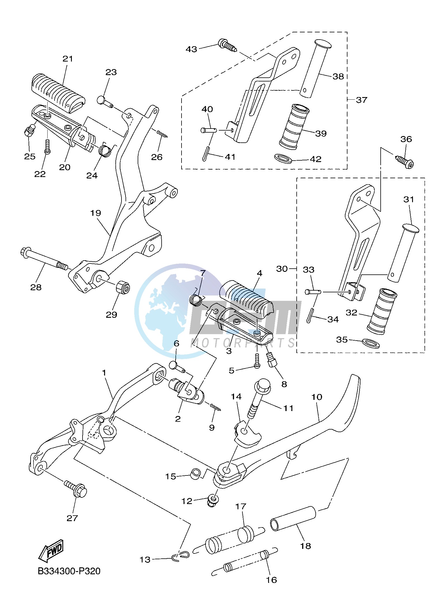 STAND & FOOTREST