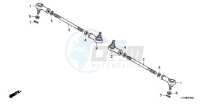 TRX420FAC drawing TIE ROD