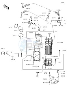 JET SKI ULTRA 310R JT1500NHF EU drawing Inter Cooler