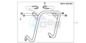 VT600C drawing RADIATOR GUARD