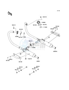 W800 EJ800ABF GB XX (EU ME A(FRICA) drawing Muffler(s)