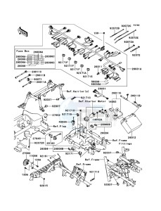 BRUTE FORCE 750 4x4i EPS KVF750GEF EU drawing Chassis Electrical Equipment