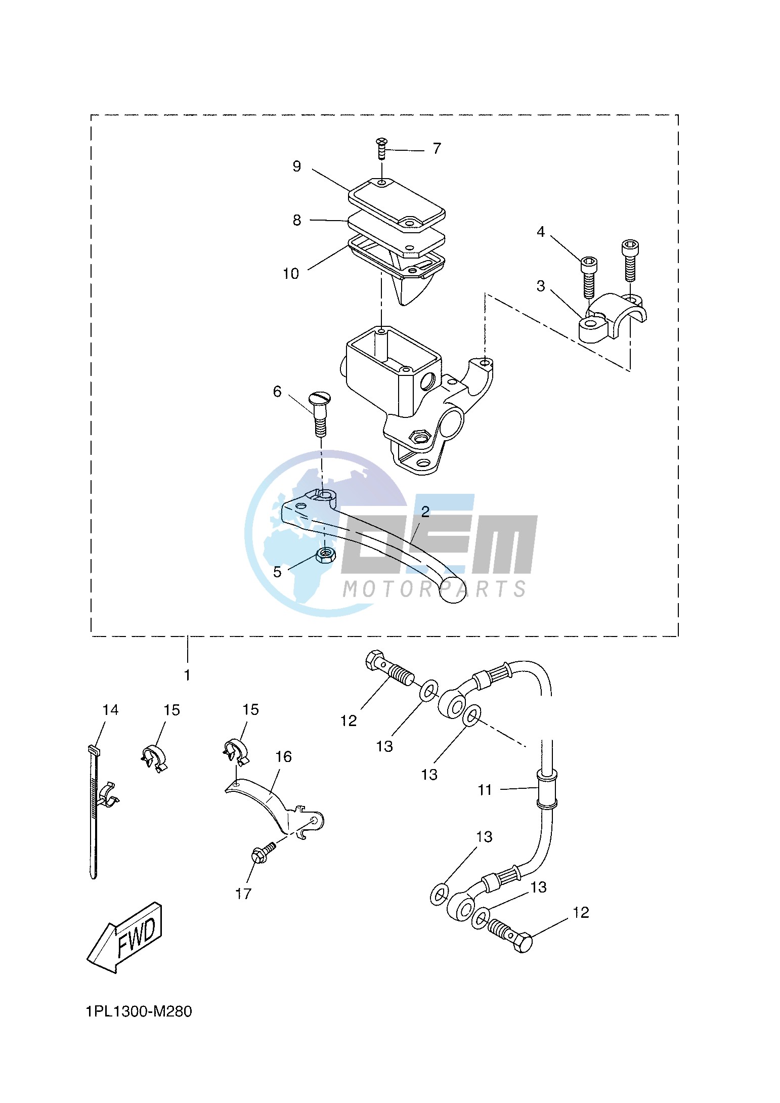 REAR MASTER CYLINDER