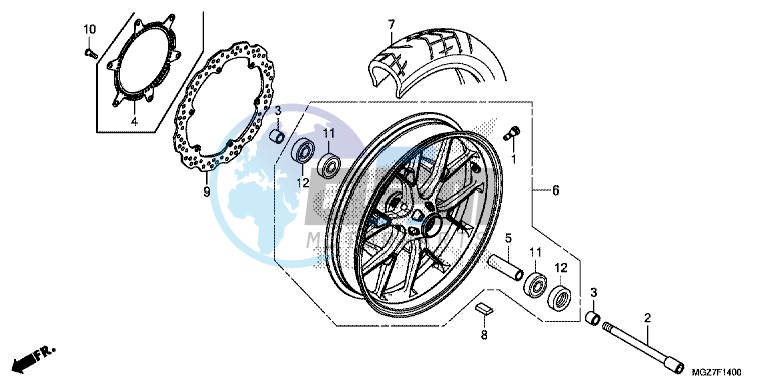 FRONT WHEEL