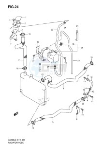 AN400 BURGMAN EU drawing RADIATOR HOSE