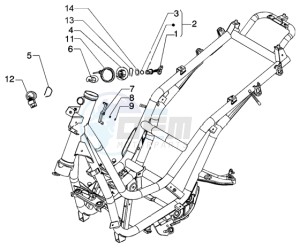 Beverly 125 drawing Key operated switch