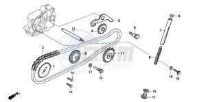 ST50 drawing CAM CHAIN/ TENSIONER