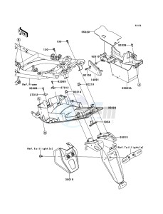 ER-6f EX650A6F GB XX (EU ME A(FRICA) drawing Rear Fender(s)