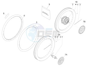 Wi-Bike Uni Deore Comfort 0 drawing Rear wheel