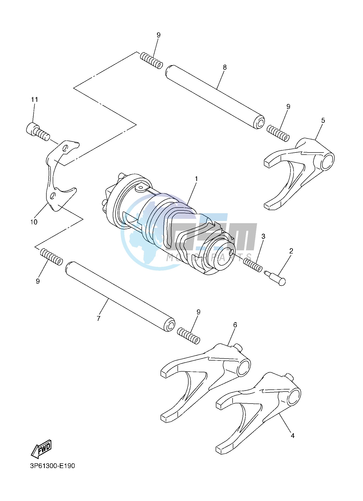 SHIFT CAM & FORK