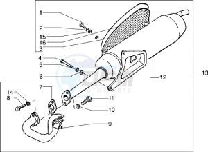 Zip 50 RST freno a disco drawing Catalytic silencer