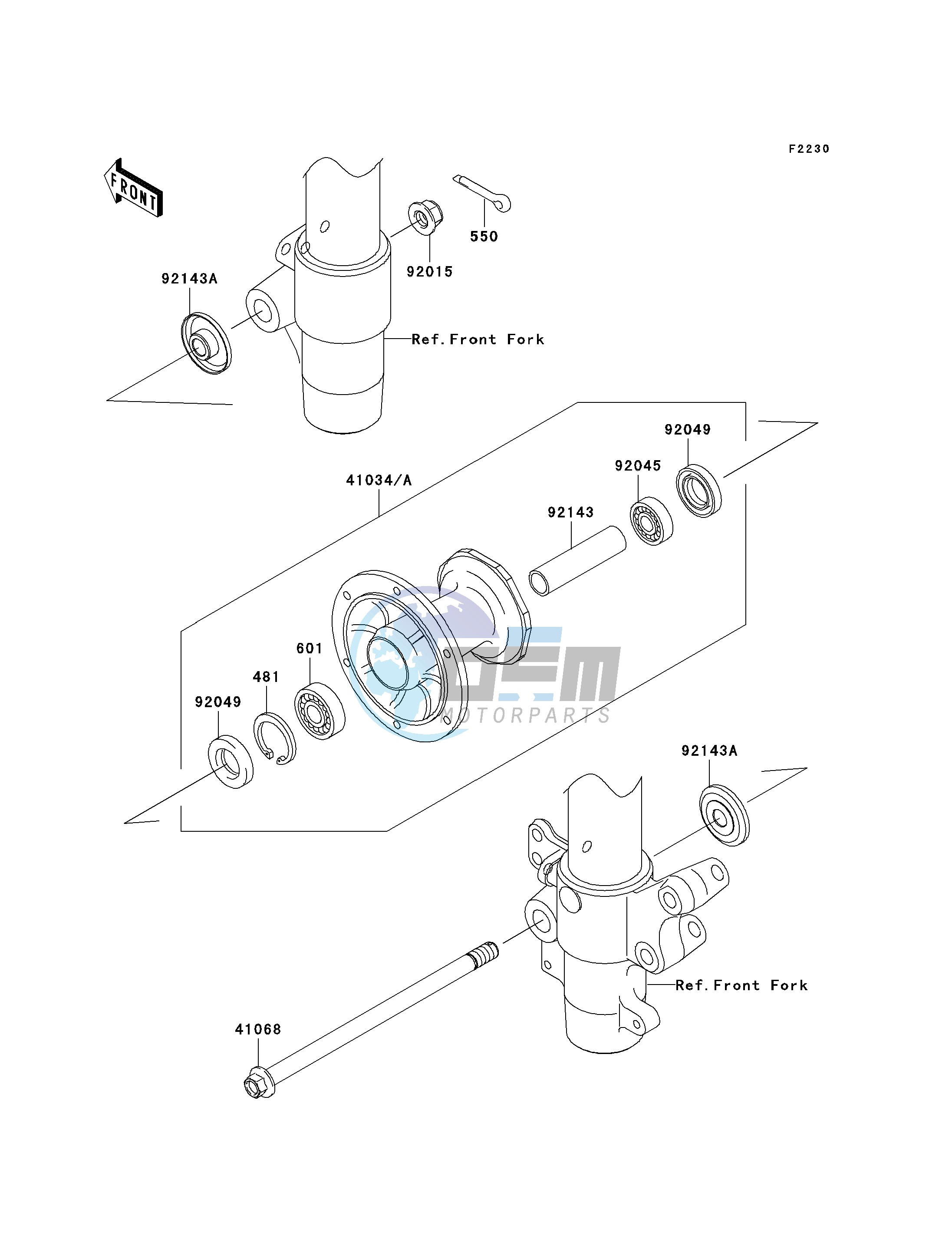 FRONT HUB