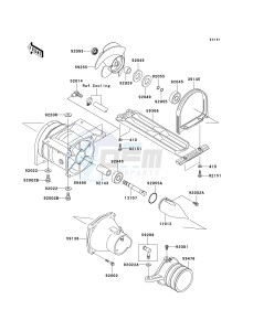 JS 800 A [800 SX-R] (A6F-A9F) A9F drawing JET PUMP