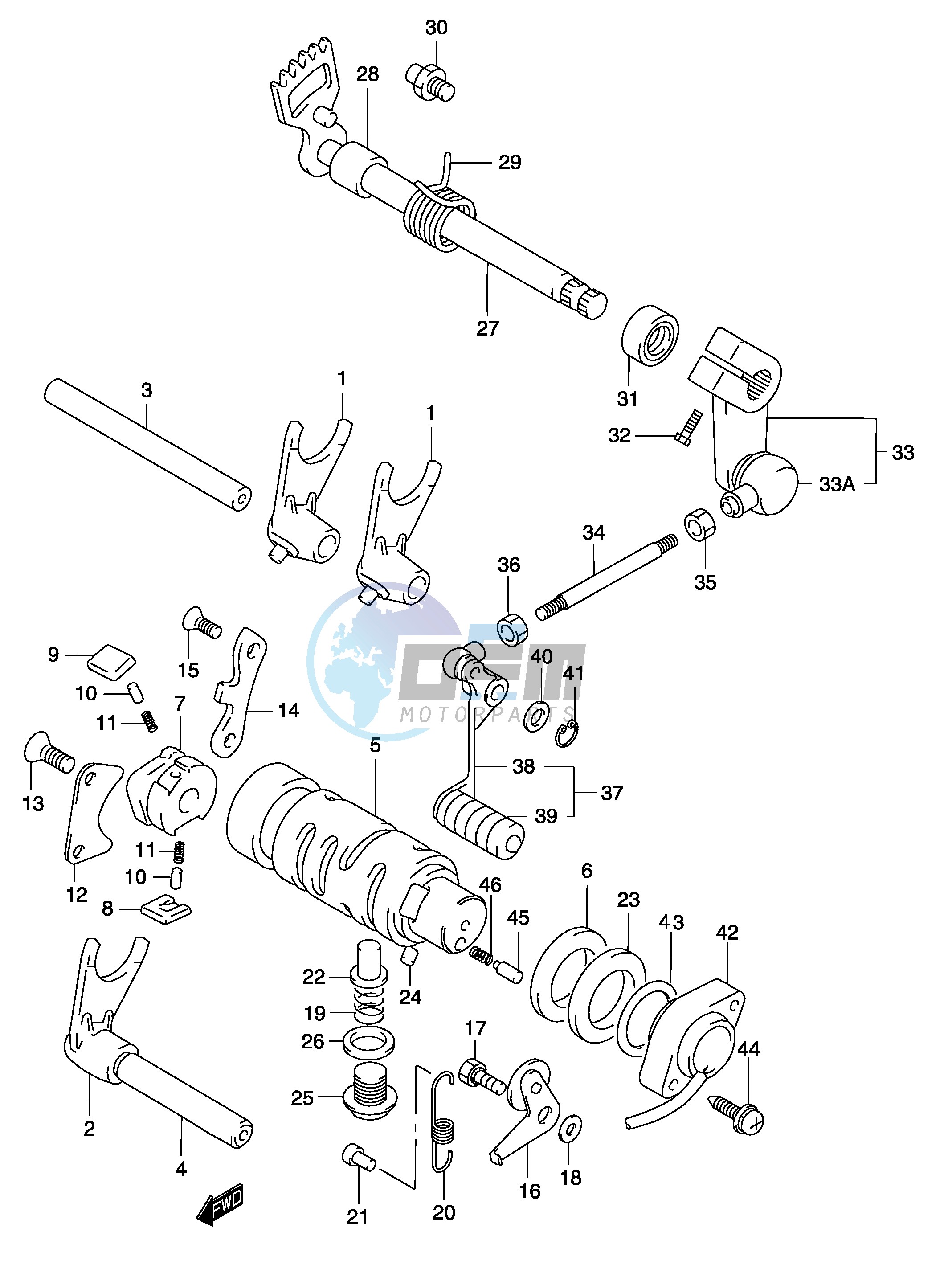 GEAR SHIFTING (MODEL K2)