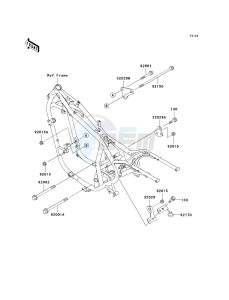 EN 500 C [VULCAN 500 LTD] (C6-C9) [VULCAN 500 LTD] drawing ENGINE MOUNT