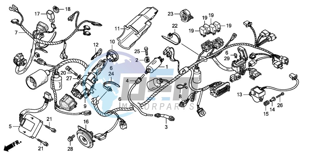 WIRE HARNESS (FES1253-5)(FES1503-5)