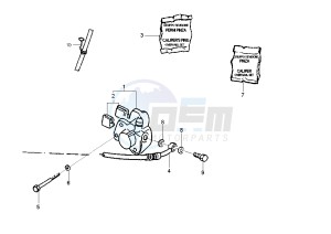 SKIPPER 4T 125-150 drawing Front brake caliper