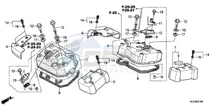 VT750C2SD UK - (E) drawing CYLINDER HEAD COVER