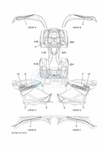 YFM700FWAD GRIZZLY 700 EPS (BLTU) drawing GRAPHICS