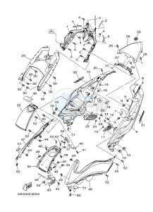 XP500 T-MAX 530 (59CM) drawing SIDE COVER