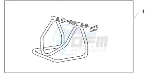 CBR600FAC drawing REAR PADDOCK STAND