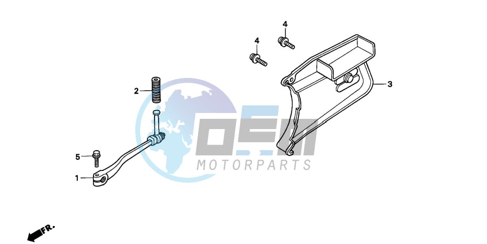 PEDAL/KICK STARTER ARM