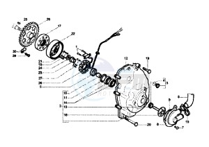 X9 EVOLUTION 250 drawing Flywheel magneto