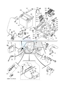 YXE700E YXE70WPHG WOLVERINE R-SPEC EPS HUNTER (2MB7) drawing ELECTRICAL 1