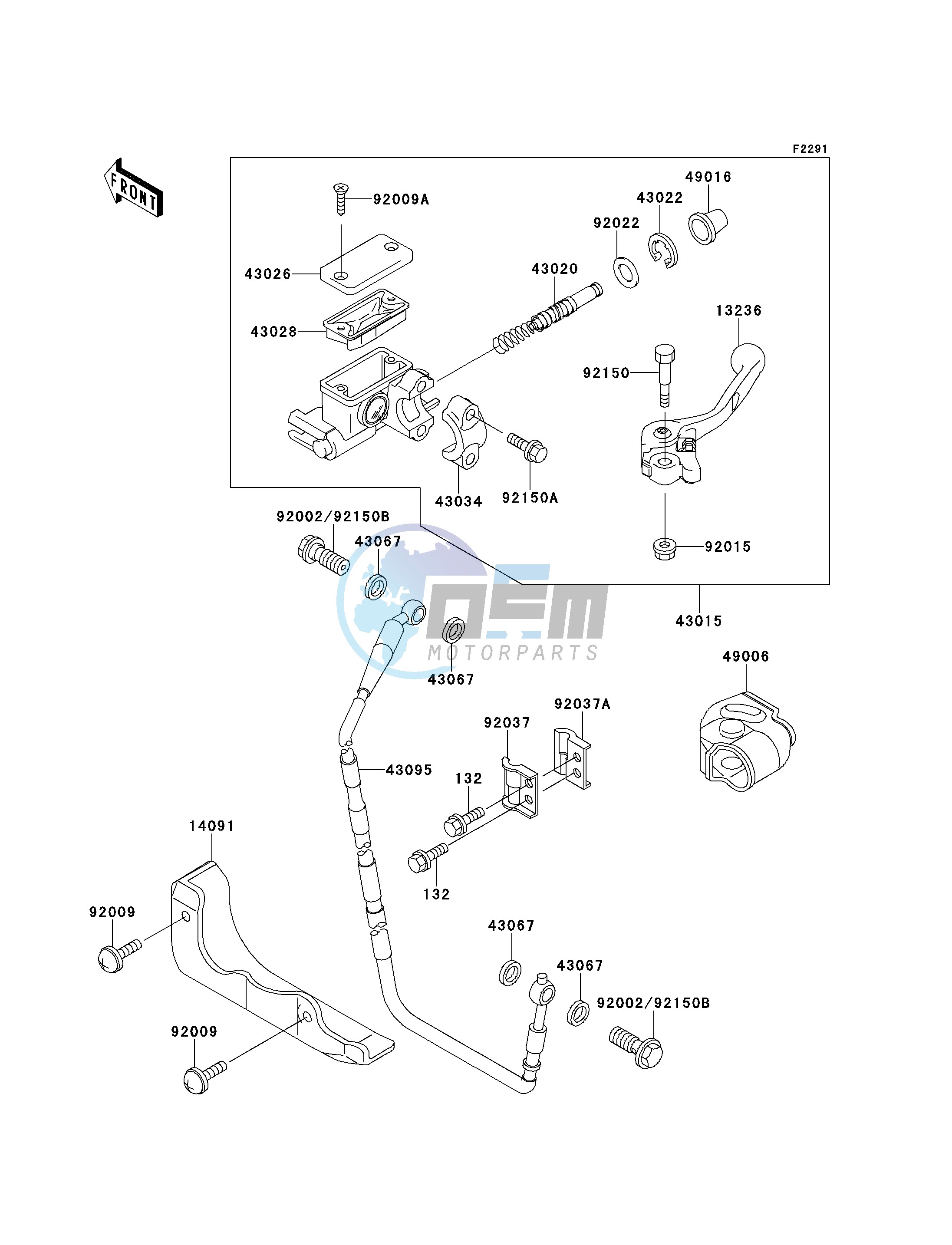 FRONT MASTER CYLINDER