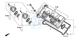 CB600FAA Australia - (U / ABS) drawing CYLINDER HEAD COVER