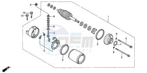 CBR600FS drawing STARTING MOTOR