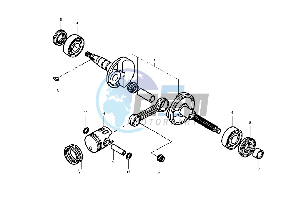 CRANKSHAFT - PISTON