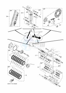 YZ125 (B4XN) drawing MAINTENANCE PARTS KIT