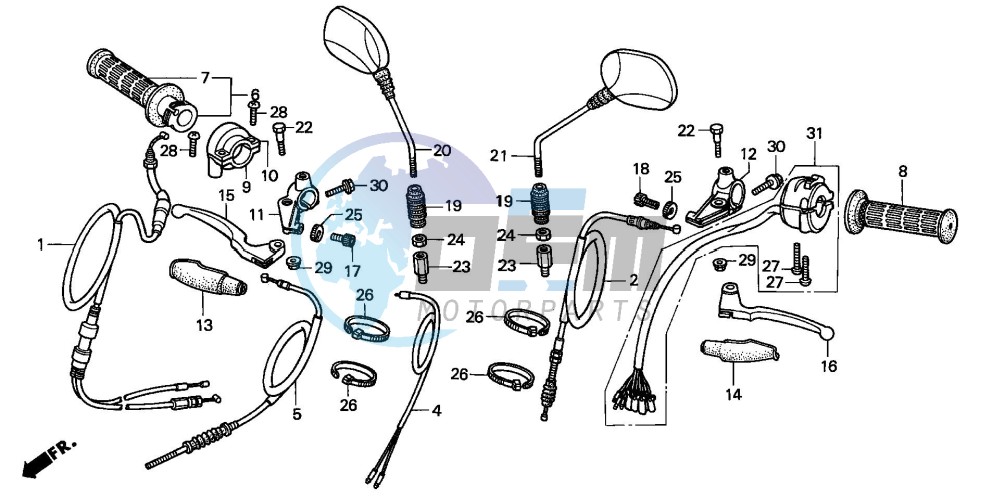 HANDLE LEVER/SWITCH/CABLE (1)