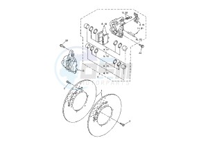 YZF R1 1000 drawing FRONT BRAKE CALIPER