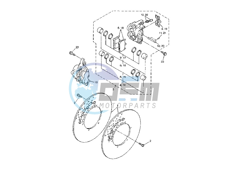 FRONT BRAKE CALIPER