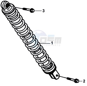 JET EURO 50 drawing REAR SUSPENSION