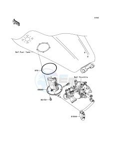 VN1600 CLASSIC TOURER VN1600-D1H GB XX (EU ME A(FRICA) drawing Fuel Pump