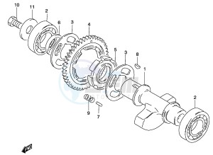 GZ250 (P34) drawing CRANK BALANCER