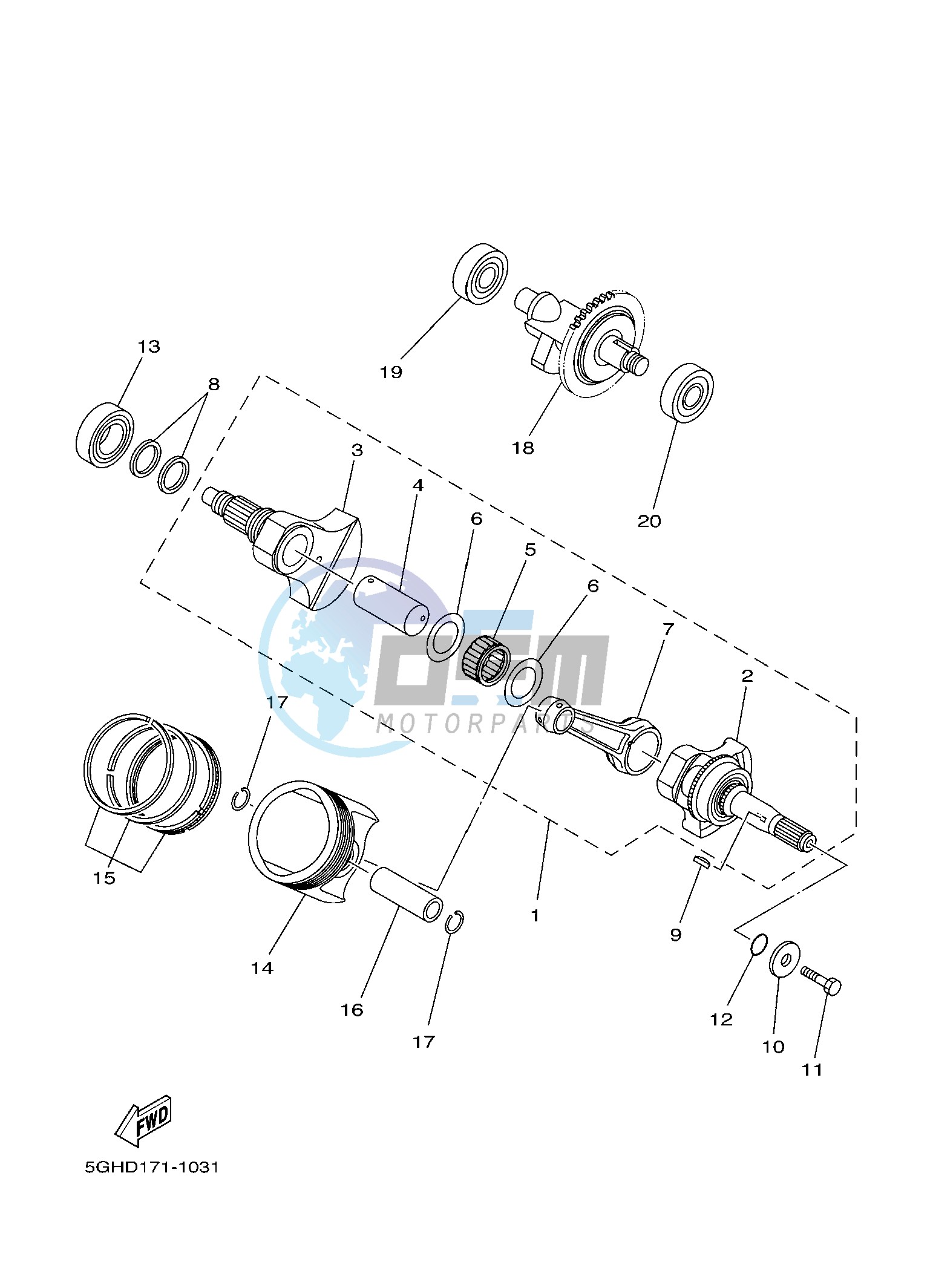 CRANKSHAFT & PISTON