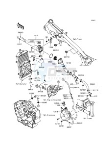 VULCAN 900 CLASSIC VN900BGF GB XX (EU ME A(FRICA) drawing Water Pipe