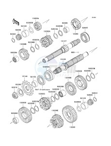 ZX636 C [NINJA ZX-6R] (C6F) C6F drawing TRANSMISSION