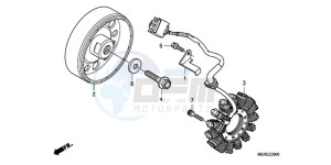 CBF600NA9 UK - (E / ABS MKH) drawing GENERATOR