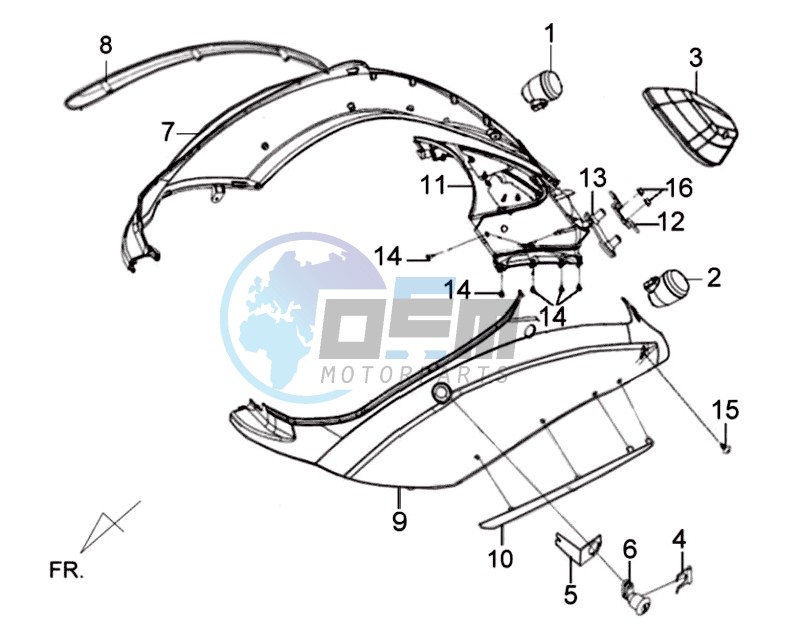 COWLING / TAIL LIGHT / INDICATORS